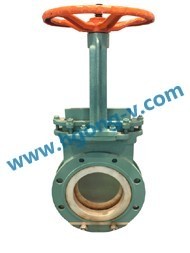 DIN/API flange carbon steel ceramic knife gate valve 